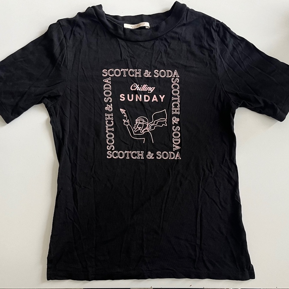 Black Pink "Chilling Sunday" Pilot T-Shirt